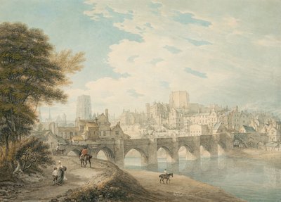 Vue Nord-Est de Durham, vers 1783 - Thomas Hearne