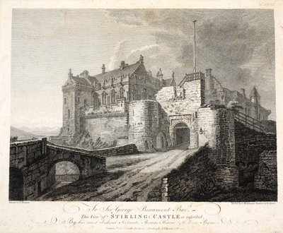 Vue du château de Stirling, gravé par William Byrne, pub. 1781 - Thomas Hearne