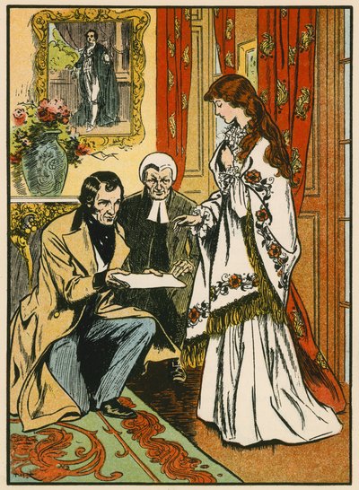 God Save the Queen. Accession de la reine Victoria (lithographie couleur) - Thomas Heath Robinson