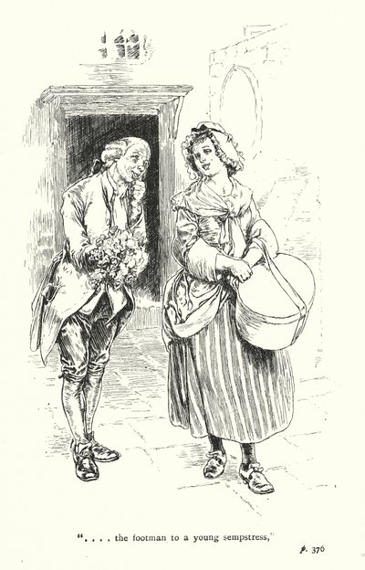 Illustration pour A Sentimental Journey de Laurence Sterne (lithographie) - Thomas Heath Robinson