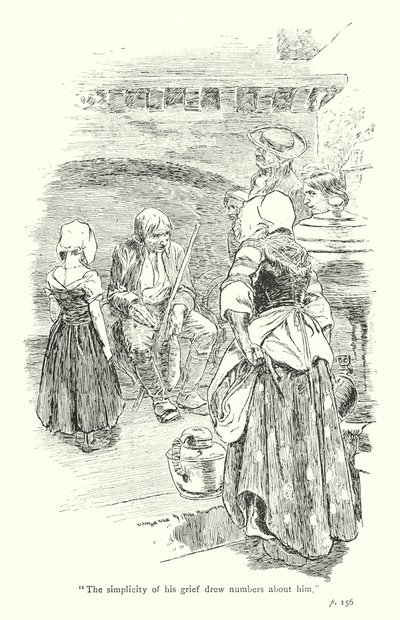 Illustration pour A Sentimental Journey de Laurence Sterne (lithographie) - Thomas Heath Robinson