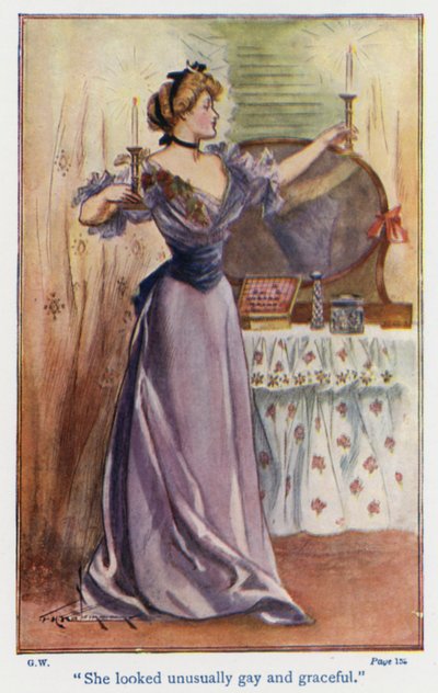 Illustration pour Good Wives de Louisa M Alcott (lithographie couleur) - Thomas Heath Robinson