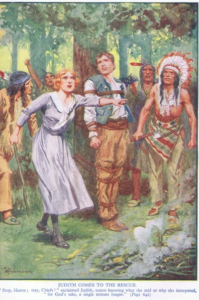 Judith vient à la rescousse (lithographie couleur) - Thomas Heath Robinson
