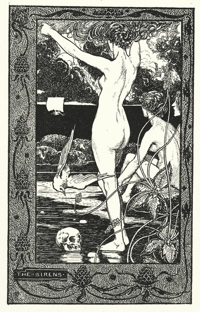 Les Sirènes (lithographie) - Thomas Heath Robinson
