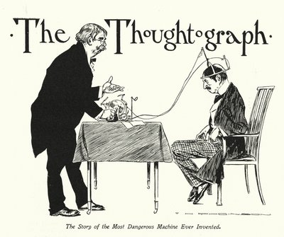 Le Thoughtograph (lithographie) - Thomas Heath Robinson