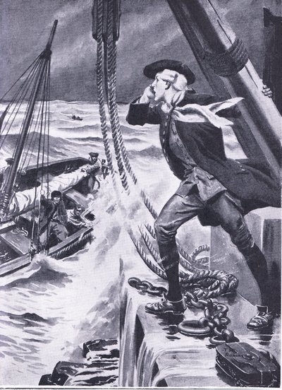 Pour éclairer un chemin vers la mer : Smeaton, illustration tirée de "Cassell