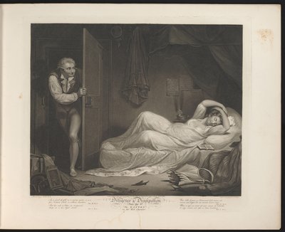 Servante dévergondée dormant tandis qu