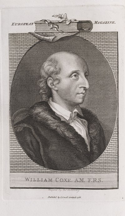 Portrait de William Coxe 1748-1828, 1786 - Thomas Holloway
