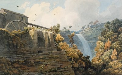 Cascade et fourneau de Melincourt - Thomas Hornor