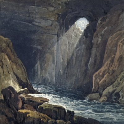 Intérieur de la grotte à Porth yr Ogof - Thomas Hornor