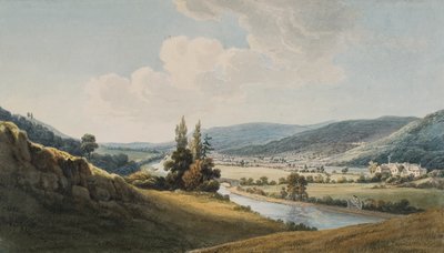 La vallée de Neath, Melincourt à droite - Thomas Hornor