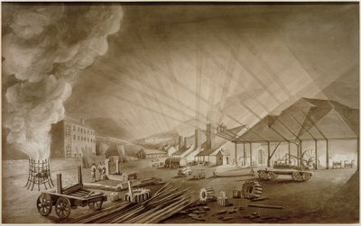 Laminoir à Merthyr Tydfil - Thomas Hornor