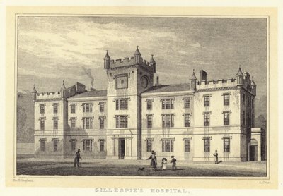 Hôpital de Gillespie - Thomas Hosmer (after) Shepherd