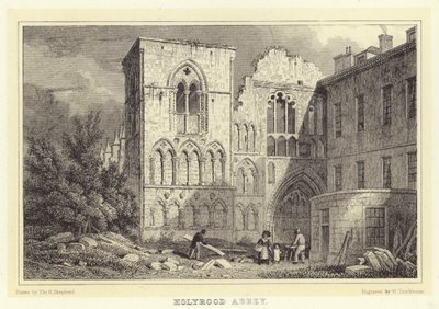Abbaye de Holyrood - Thomas Hosmer (after) Shepherd