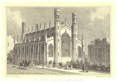 Chapelle St Paul, York Place - Thomas Hosmer (after) Shepherd