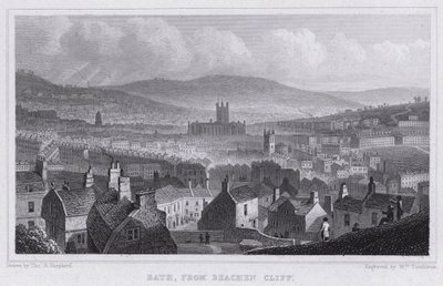 Bath, depuis Beachen Cliff - Thomas Hosmer Shepherd