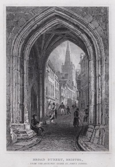 Broad Street, Bristol, depuis l