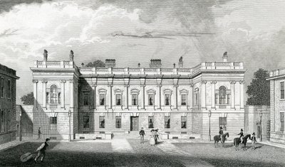 Burlington House, Académie Royale des Arts, Piccadilly, Londres - Thomas Hosmer Shepherd