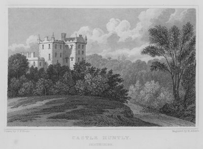 Château Huntly, Perthshire (gravure) - Thomas Hosmer Shepherd