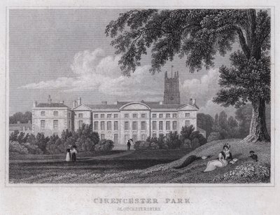 Cirencester Park, Gloucestershire (gravure) - Thomas Hosmer Shepherd