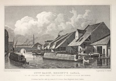 Bassin de la ville, canal de Regent, de 
