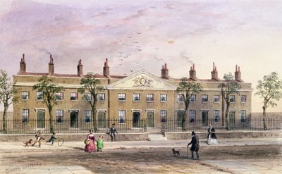 Maisons de Charité des Tisserands à Frog Lane - Thomas Hosmer Shepherd