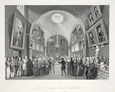 Cour du Conseil Commun, Guildhall, de 