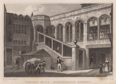 Crosby Hall, Bishopsgate Street, Londres - Thomas Hosmer Shepherd