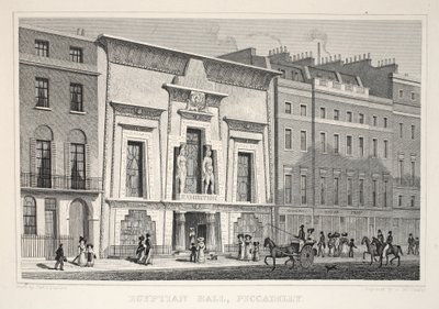 Egyptian Hall, Piccadilly, de 