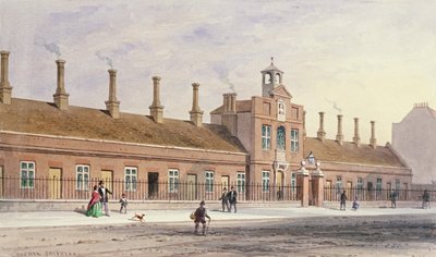 Maisons de charité Emery Hills à Rochester Row, 1850 - Thomas Hosmer Shepherd