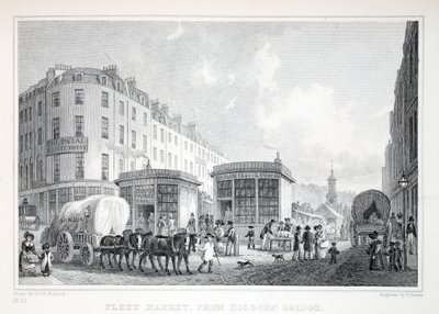Fleet Street, depuis Holborn Bridge, de 