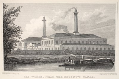 Usines à gaz, près du canal des Régents, de 