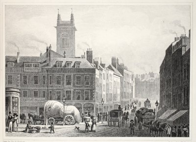 Pont de Holborn, église de Saint Andrew, etc., de 