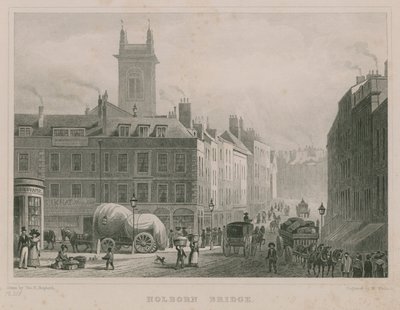 Pont de Holborn, Londres - Thomas Hosmer Shepherd