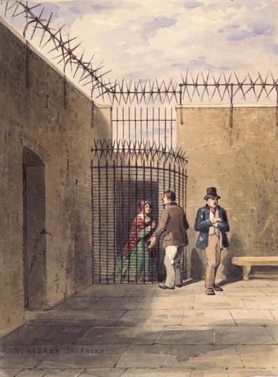 Maison de correction, Clerkenwell, Londres, vers 1830 - Thomas Hosmer Shepherd