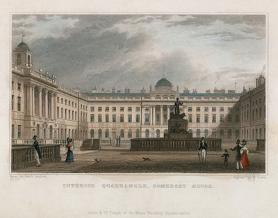 Quadrant intérieur, Somerset House - Thomas Hosmer Shepherd