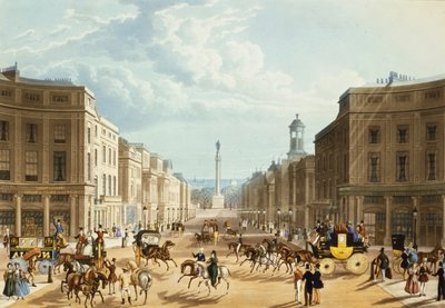 Lower Regent Street, pub. par Ackermann, c.1835 - Thomas Hosmer Shepherd