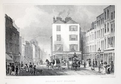Middle Row, Holborn, de 