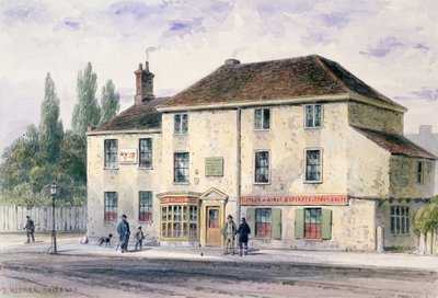 Pied Bull Public House, 1848 - Thomas Hosmer Shepherd
