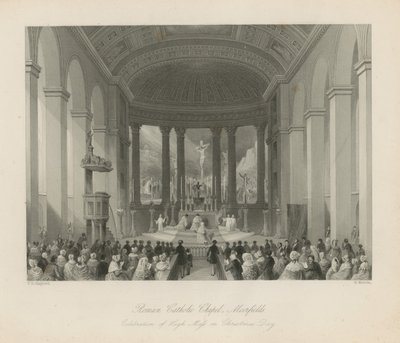 Église catholique romaine à Moorfields - Thomas Hosmer Shepherd