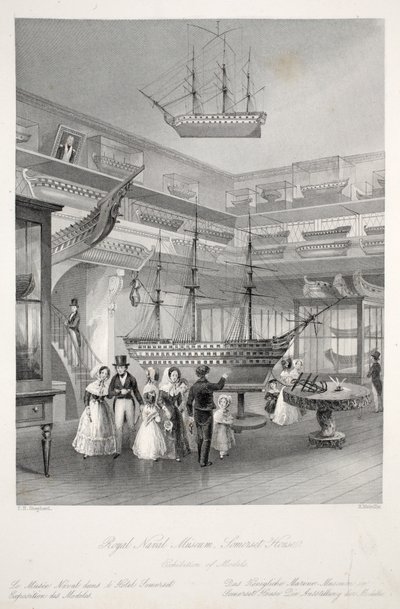 Musée Naval Royal, Somerset House, de 