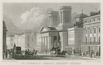Chapelle Saint-Georges, Regent Street, Londres - Thomas Hosmer Shepherd