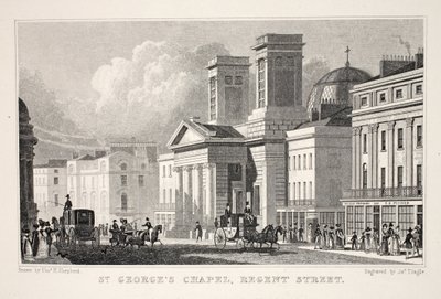 Chapelle Saint-Georges, Regent Street, de 