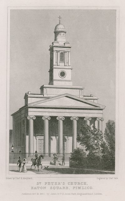 Église Saint-Pierre, Eaton Square, Pimlico - Thomas Hosmer Shepherd
