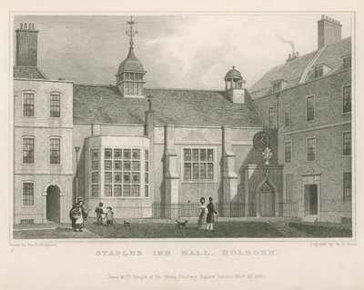 Salle de Staples Inn, Holborn - Thomas Hosmer Shepherd