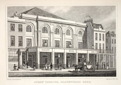 Surry Theatre, Blackfriars Road, de 