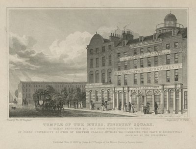Temple des Muses - Thomas Hosmer Shepherd