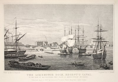Le quai de Limehouse, canal du Régent, de 