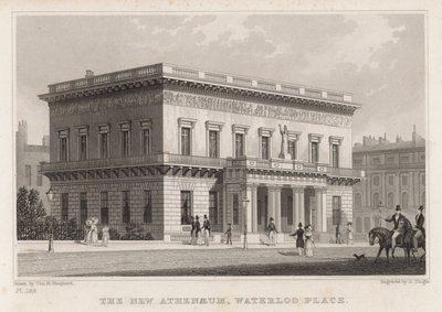 Le nouvel Athénée, Waterloo Place, Londres - Thomas Hosmer Shepherd