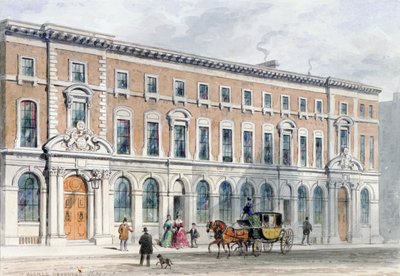 Le Nouveau Bâtiment des Marchands-Tailleurs et Hall, 1853 - Thomas Hosmer Shepherd